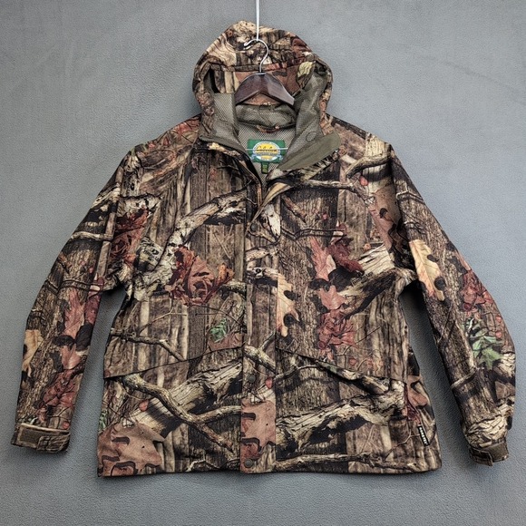 Camouflage Mossy Oak Jackets Mens Vintage Cabela's Mossy Oak Camo